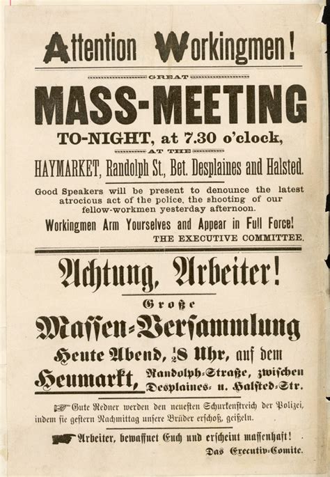 Die Haymarket-Affäre: Eine Geschichte von Arbeiterrechten und Politischer Gewalt im Chicago des 19. Jahrhunderts